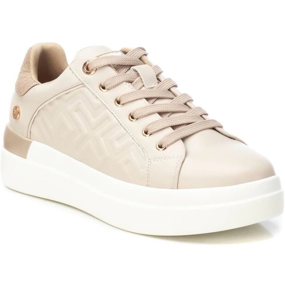 Xti Women's Trainer Sneakers Beige Women’s Size 41 US 10 - Picture 2 of 5